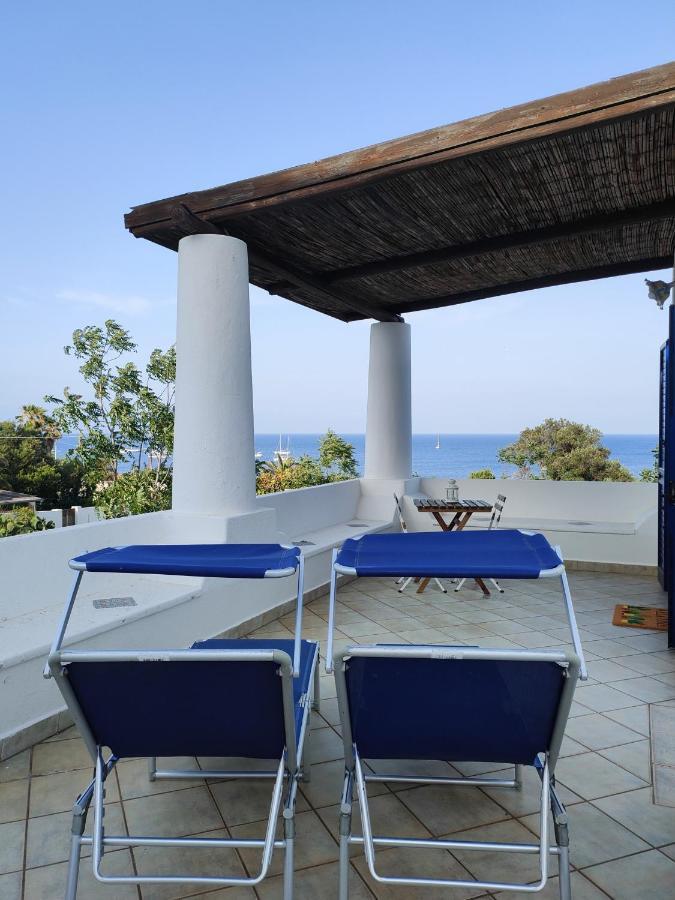 The Lighthouse Room Estrómboli Exterior foto
